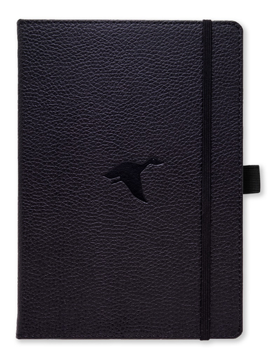 Bild på Dingbats* Wildlife A5+ Black Duck Notebook - Dotted