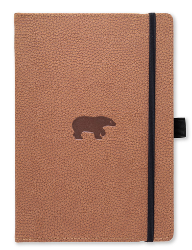 Bild på Dingbats* Wildlife A5+ Brown Bear Notebook - Graph