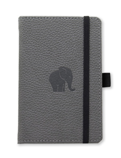 Bild på Dingbats* Wildlife A6 Pocket Grey Elephant Notebook - Lined